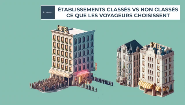 Les différences entre hôtels classés et non classés. pourquoi les voyageurs devraient privilégier les classés ?⁣⁣Les différences entre les hôtels classés et non classés peuvent être significatives et influencer l'expérience des voyageurs. Voici quelques-unes des différences clés et pourquoi les voyageurs devraient privilégier les hôtels classés :⁣⁣1. Normes de qualité ✅ ⁣2. Sécurité ⁣3.Fiabilité ⁣4. Visibilité 👀 ⁣5. Confiance ⁣⁣En résumé, les hôtels classés offrent généralement un niveau de qualité, de sécurité et de fiabilité supérieur par rapport aux hôtels non classés 🏅. Les voyageurs devraient donc privilégier les hôtels classés pour s'assurer une expérience de séjour satisfaisante et sans soucis 😵‍💫.
